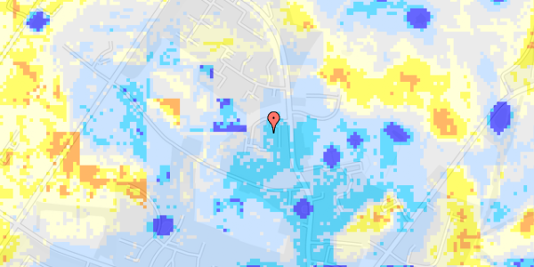 Ekstrem regn på Nørreløkke 3