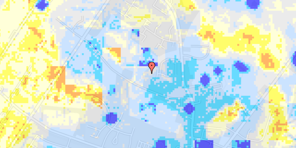 Ekstrem regn på Nørreløkke 8