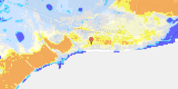 Ekstrem regn på Strandparken 1, 1. th