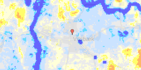 Ekstrem regn på Vilsbækvej 28