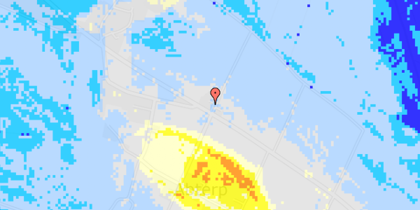 Ekstrem regn på Abterp 4