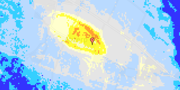 Ekstrem regn på Abterp 8