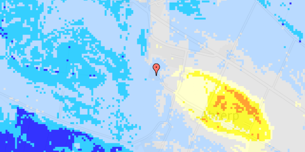 Ekstrem regn på Abterp 22