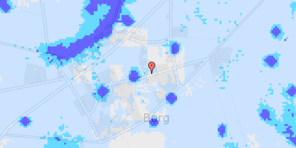 Ekstrem regn på Borg 39