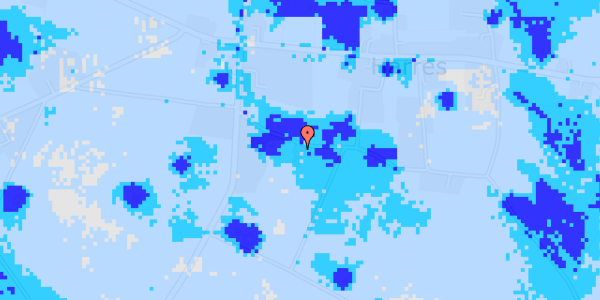 Ekstrem regn på Harres 41