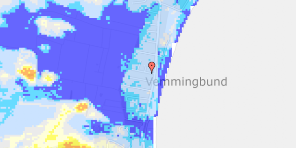 Ekstrem regn på Birkevej 1A