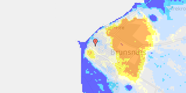 Ekstrem regn på Brunsnæs-Fjordvejen 24