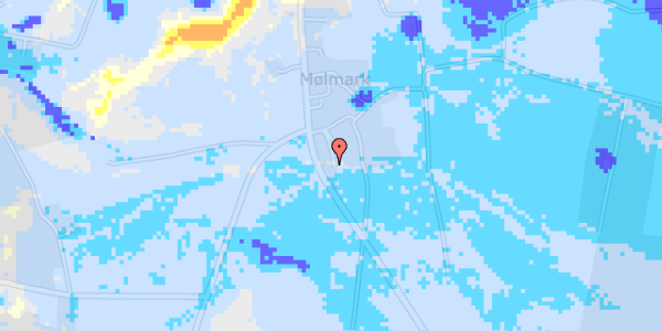 Ekstrem regn på Bønnelandsvej 2