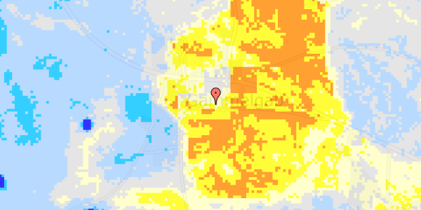 Ekstrem regn på Gendarmvej 3