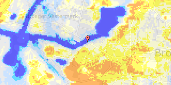 Ekstrem regn på Møllegade 57