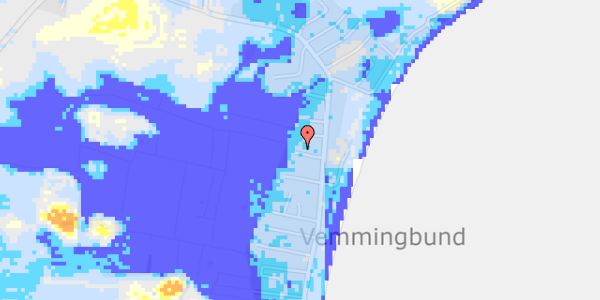 Ekstrem regn på Pilevej 14