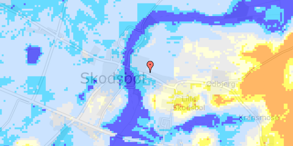 Ekstrem regn på Skodsbølvej 46