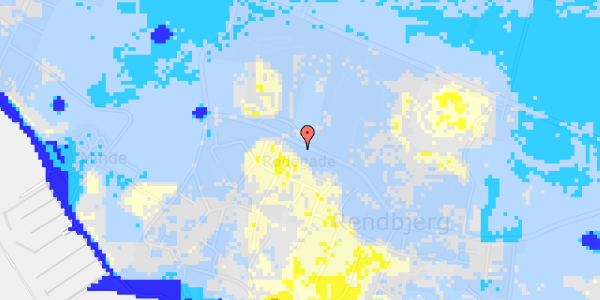 Ekstrem regn på Teglbakken 90