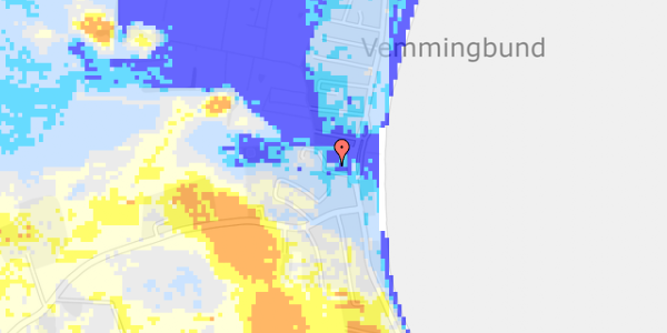 Ekstrem regn på Vemmingbundstrandvej 66A