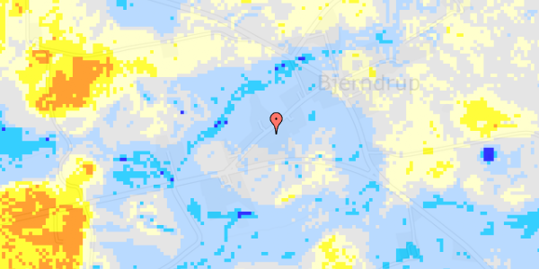 Ekstrem regn på Bjerndrup Bygade 11