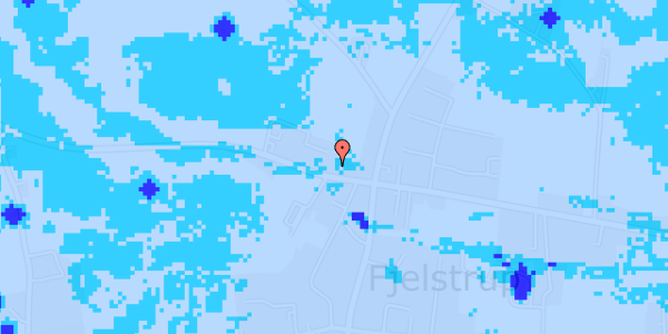 Ekstrem regn på Favstrupvej 145