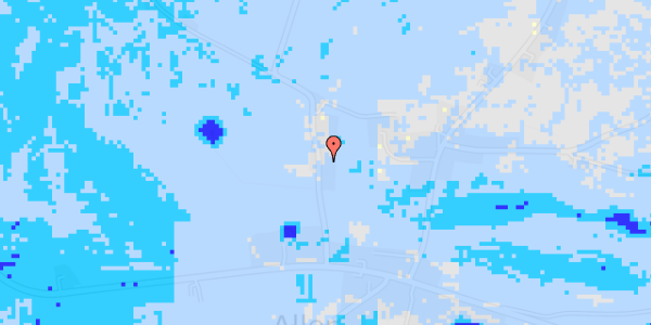 Ekstrem regn på Heisselvej 10