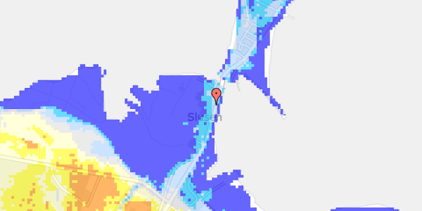 Ekstrem regn på Hejlsmindebakken 33, st. 