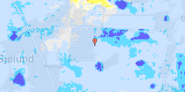 Ekstrem regn på J.A. Petersens Park 25