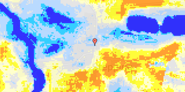 Ekstrem regn på Nørre Alle 3H