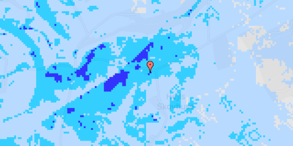 Ekstrem regn på Overbyvej 81