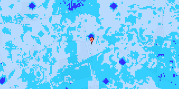 Ekstrem regn på Seggelund Hovedvej 51