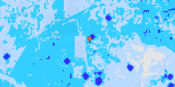 Ekstrem regn på Seggelund Hovedvej 65