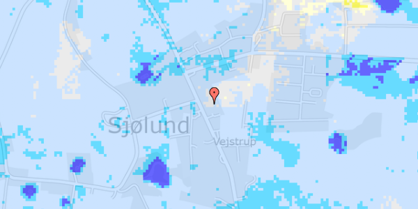 Ekstrem regn på Sjølund Gade 15