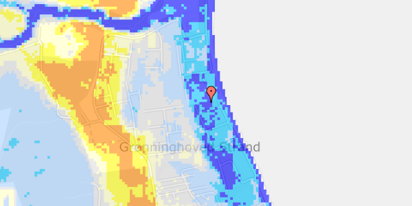 Ekstrem regn på Stigårds Alle 2