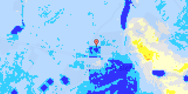 Ekstrem regn på Strandvejen 4