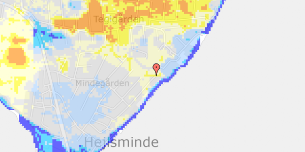 Ekstrem regn på Strandvejen Mindegården 4