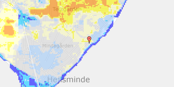 Ekstrem regn på Strandvejen Mindegården 5