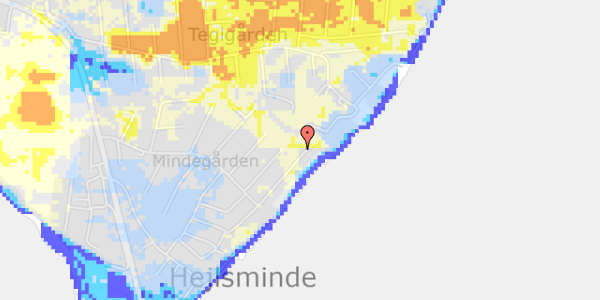 Ekstrem regn på Strandvejen Mindegården 6