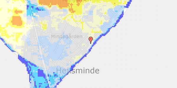 Ekstrem regn på Strandvejen Mindegården 21