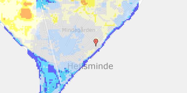 Ekstrem regn på Strandvejen Mindegården 31