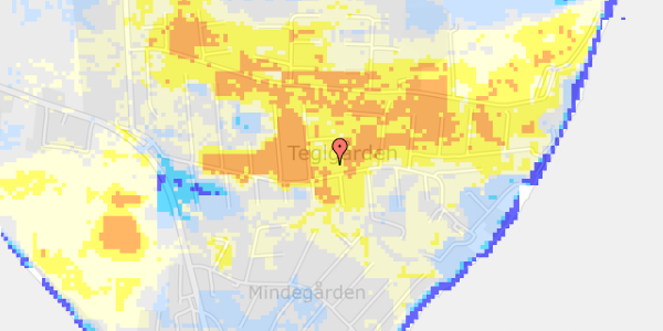 Ekstrem regn på Teglgårdsvej 3