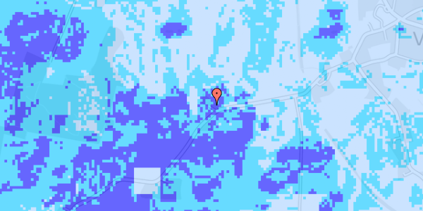 Ekstrem regn på Vejstruprødvej 18