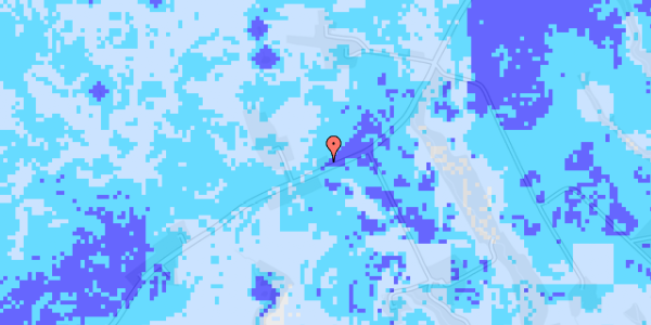 Ekstrem regn på Vejstruprødvej 38