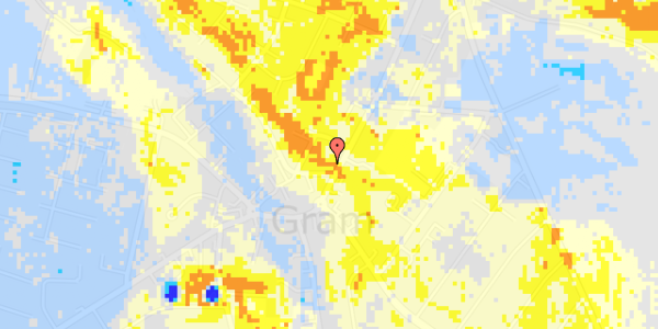 Ekstrem regn på Slotsvej 11, 1. 