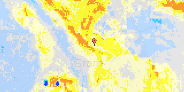 Ekstrem regn på Slotsvej 13