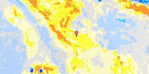 Ekstrem regn på Slotsvej 14, st. 