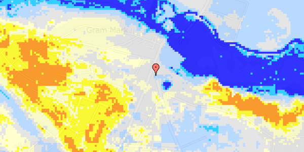 Ekstrem regn på Slotsvej 46, st. 