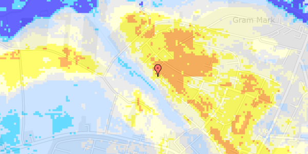 Ekstrem regn på Ved Banen 8