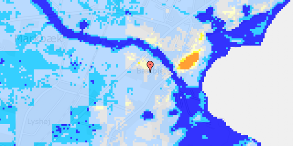 Ekstrem regn på Bækbjerg 12