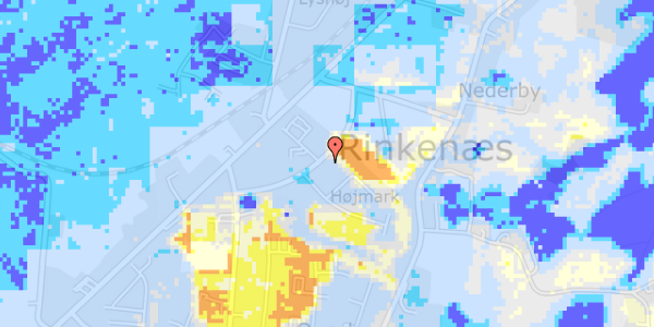 Ekstrem regn på Dalsmark 16