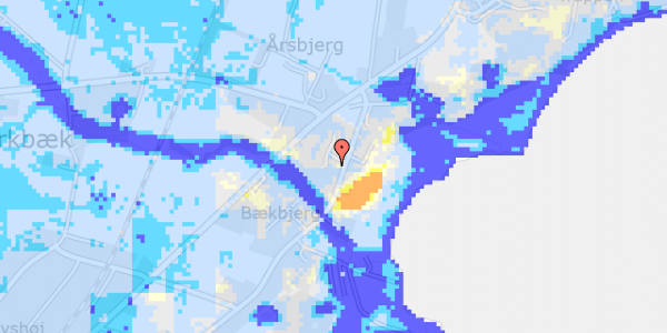 Ekstrem regn på Hasselbjerg 1