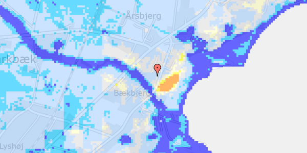 Ekstrem regn på Hasselbjerg 3