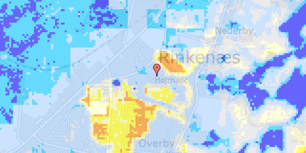 Ekstrem regn på Højmark 3