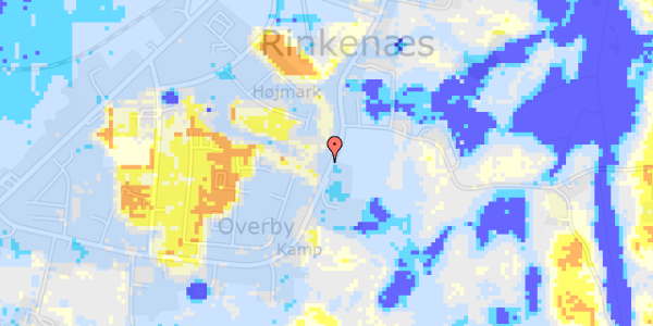 Ekstrem regn på Nederbyvej 96