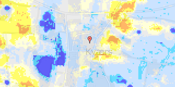 Ekstrem regn på Nørretoft 13